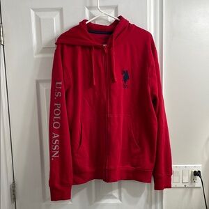 U.S. Polo Assn. Red Hoodie